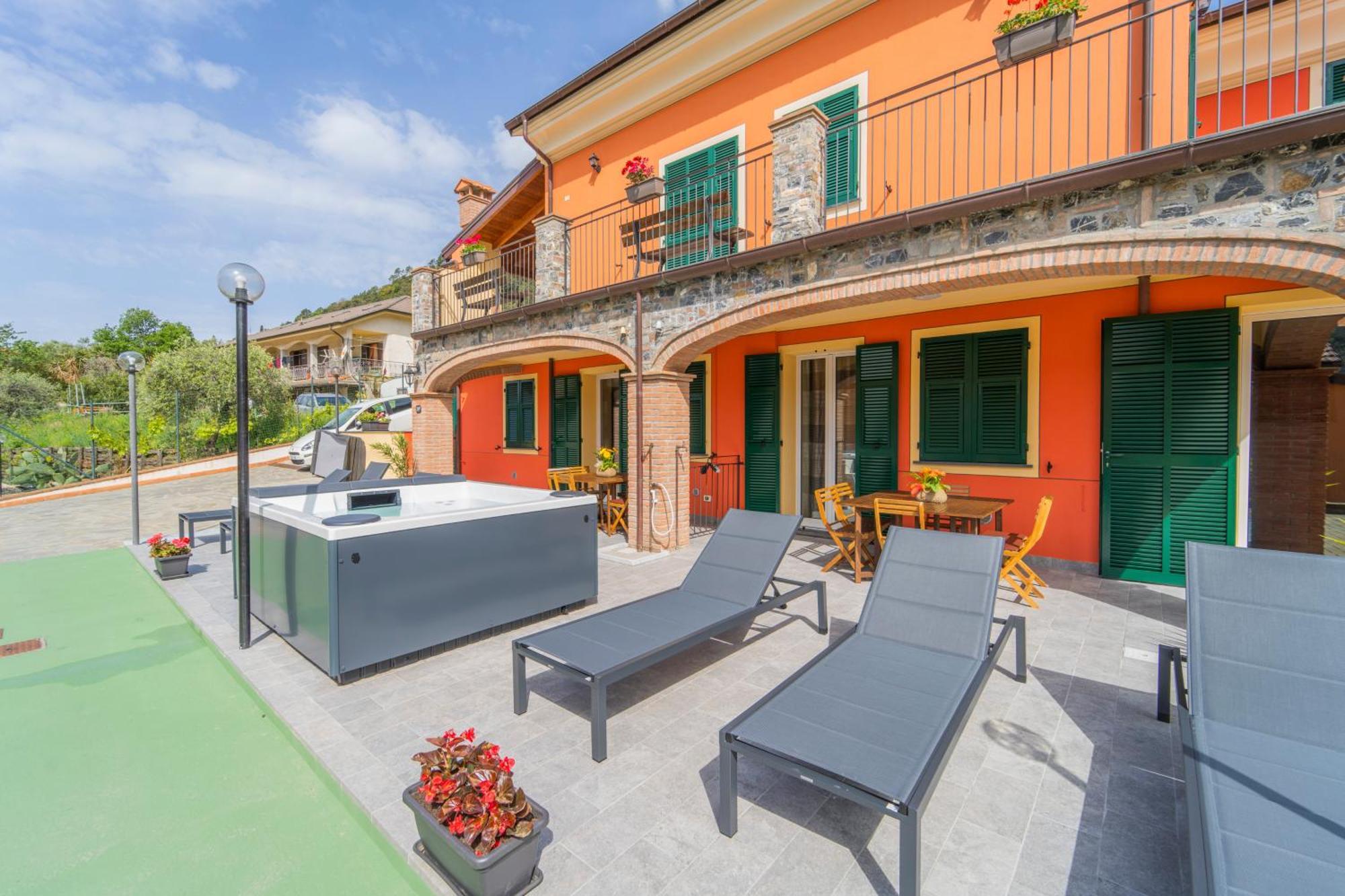 045B - Villetta Moderna 02-24E Con Vasca Idromassaggio In Giardino, Solo 15 Minuti Da Mare E Spiaggia - Posto Auto Gratuito San Lazzaro  Zewnętrze zdjęcie
